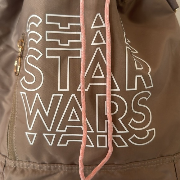 Disney Starwars Taupe Backpack Sling or Crossbody Bag NWOT - Picture 3 of 15